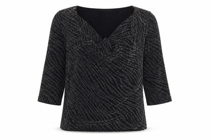 Womens UK Size M Just Elegance Silver Basic Blouse