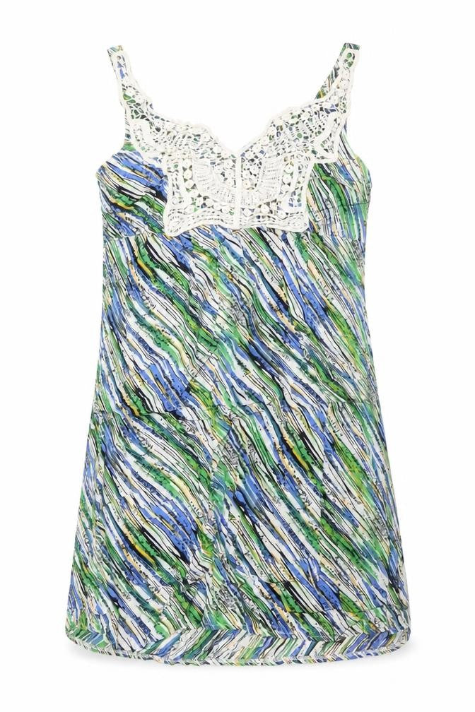 Womens UK Size XL Striking Multicoloured Basic Tank