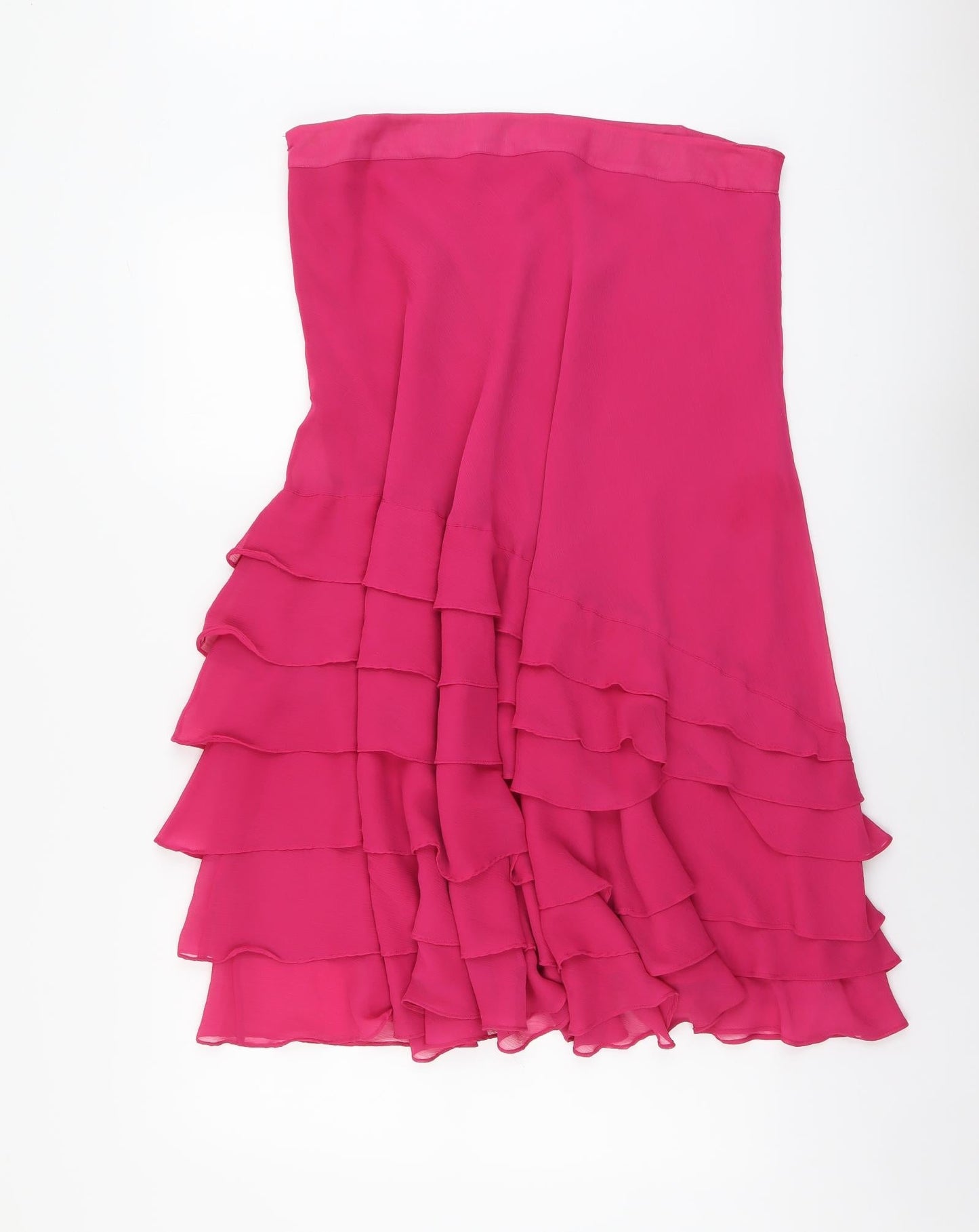 Berkertex Womens Pink Polyester Skater Skirt Size 38 in Zip