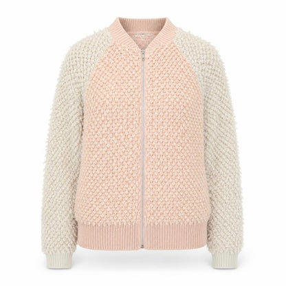 Womens UK Size 8 NEXT Pink Full Zip Jumper