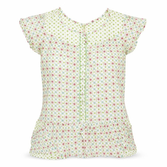 Womens UK Size 10 Denim & Co. Multicoloured Basic Blouse