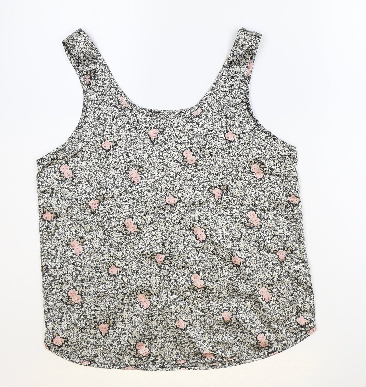 Womens UK Size 10 Marks and Spencer Black Basic Tank