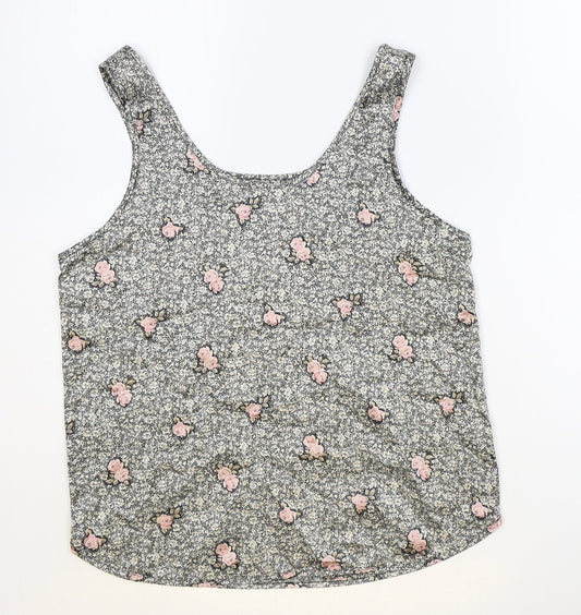 Womens UK Size 10 Marks and Spencer Black Basic Tank
