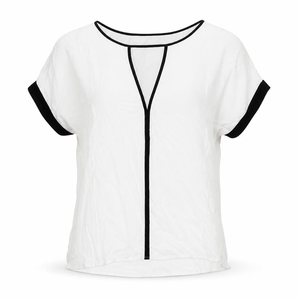 Womens UK Size 6 Phase Eight White Basic T-Shirt