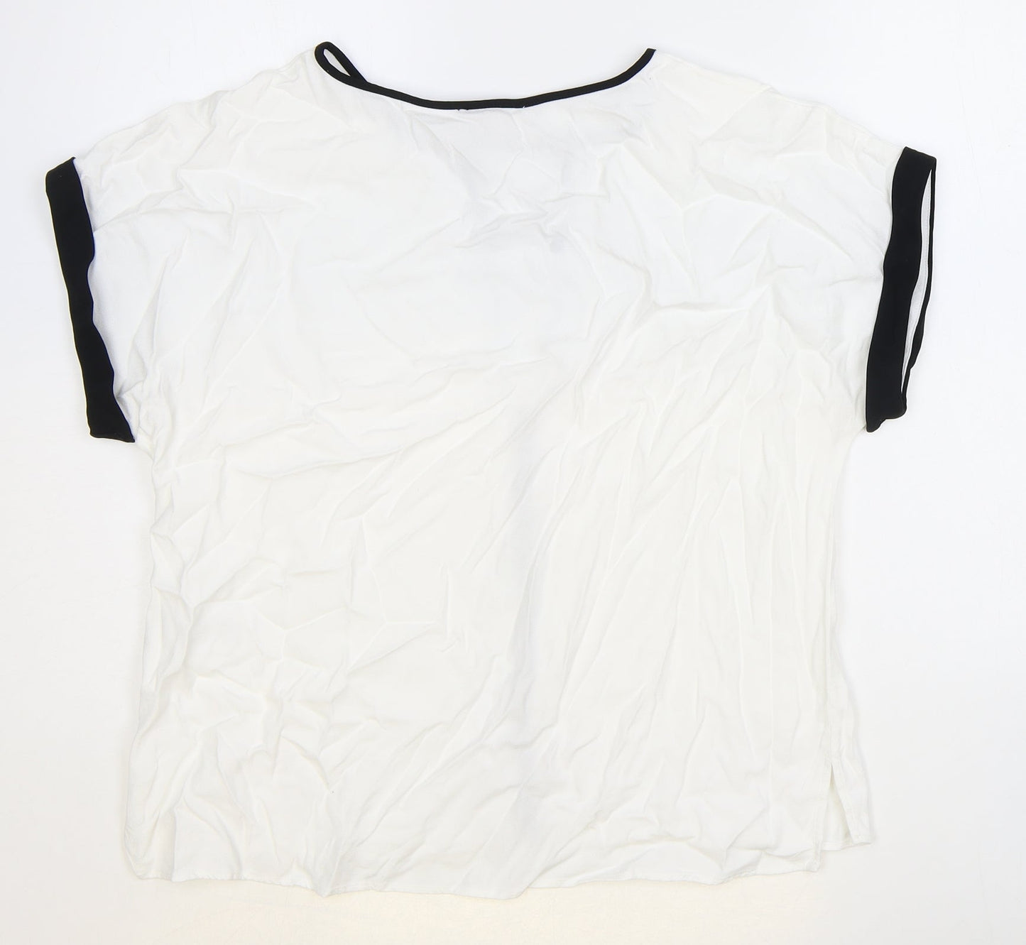 Womens UK Size 6 Phase Eight White Basic T-Shirt