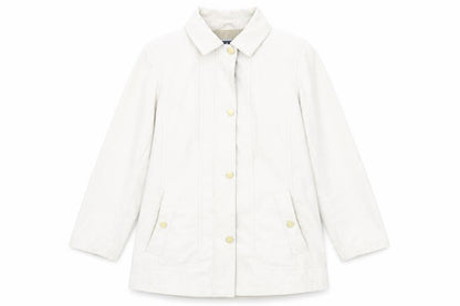 Isle of Cotton Womens Ivory Jacket Size 10 Zip