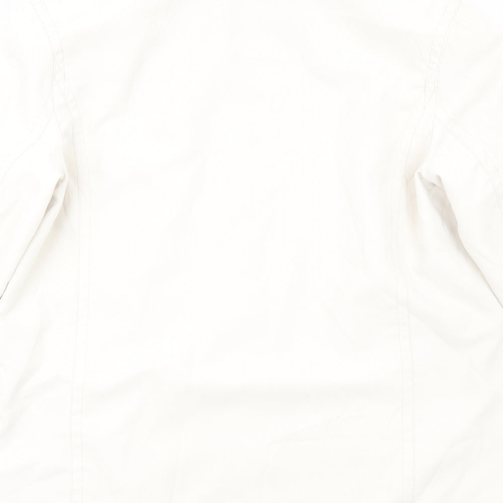 Isle of Cotton Womens Ivory Jacket Size 10 Zip