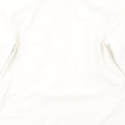 Isle of Cotton Womens Ivory Jacket Size 10 Zip