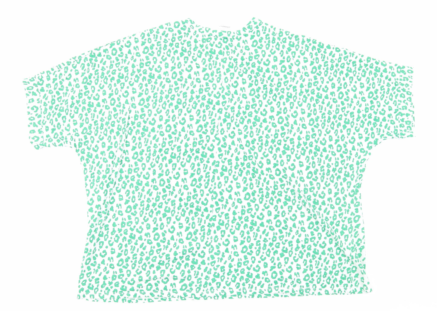 Womens UK Size L Preworn Green Basic Blouse