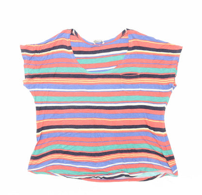 Womens UK Size 14 Monsoon Multicoloured Basic T-Shirt
