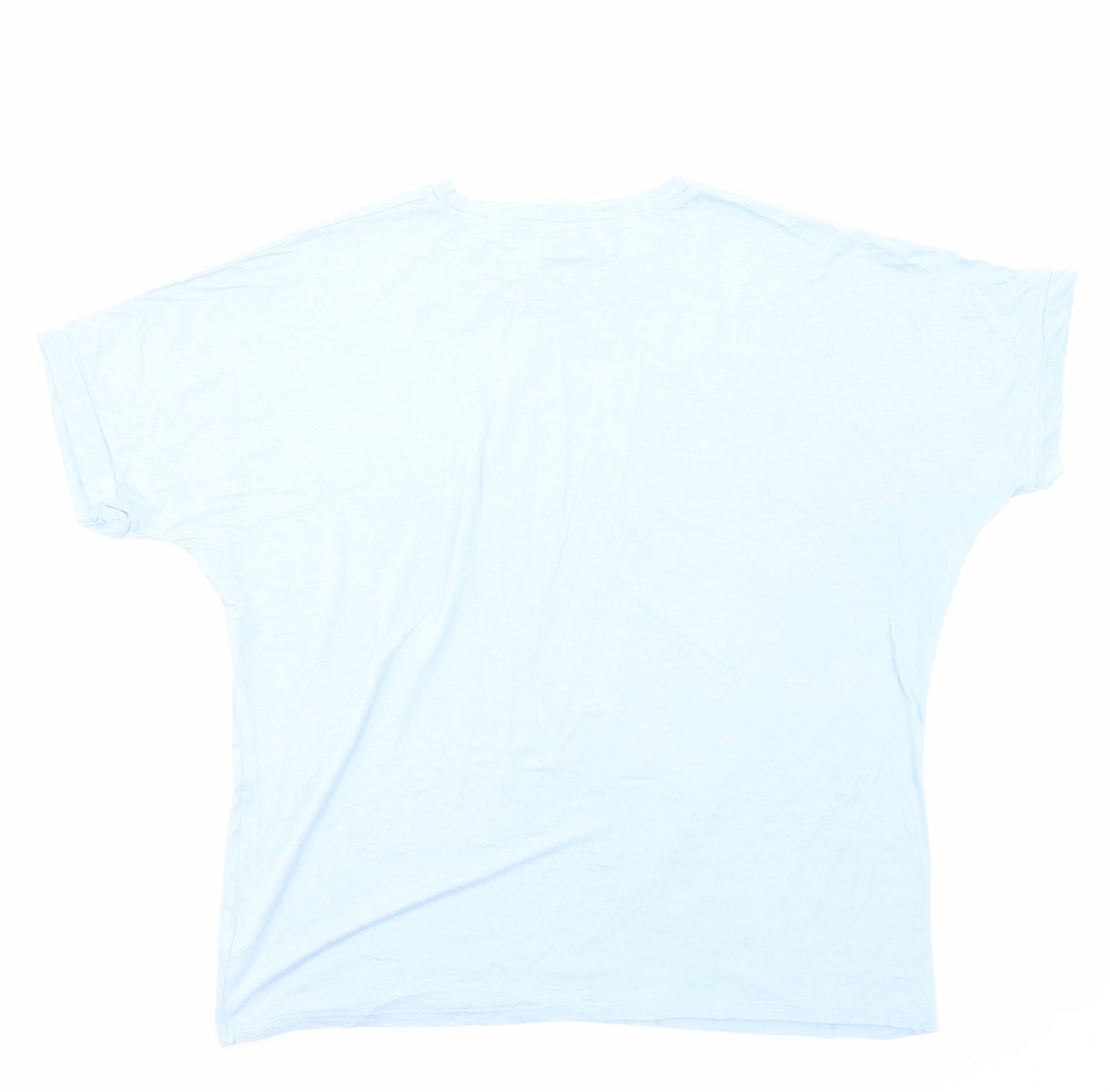 Womens UK Size M Paramour Blue Basic T-Shirt