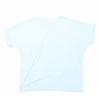 Womens UK Size M Paramour Blue Basic T-Shirt