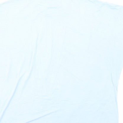 Womens UK Size M Paramour Blue Basic T-Shirt