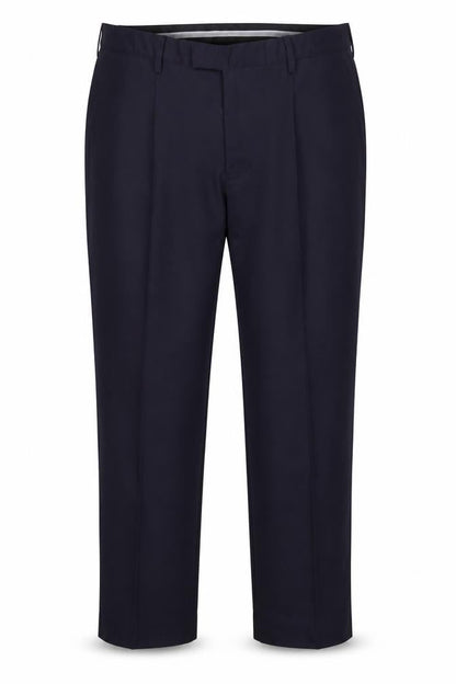 Mens UK Size 38 in Double TWO Regular Fit Dress Pants Blue Trousers
