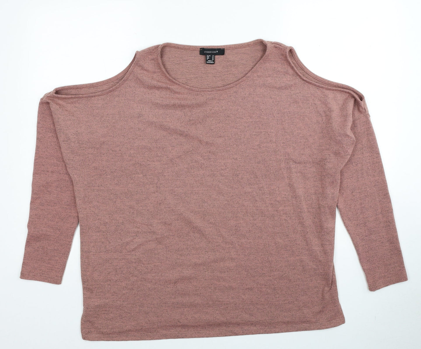 Womens UK Size 14 Atmosphere Beige Pullover Jumper