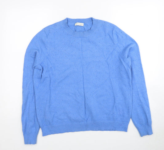 Womens UK Size 16 Warehouse Blue Pullover Jumper