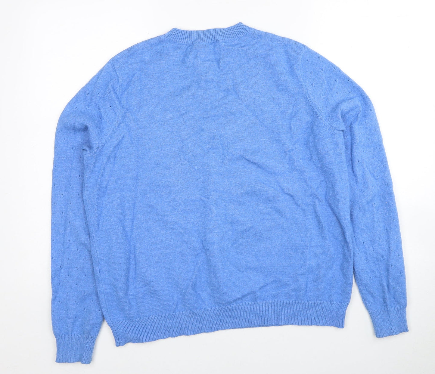 Womens UK Size 16 Warehouse Blue Pullover Jumper