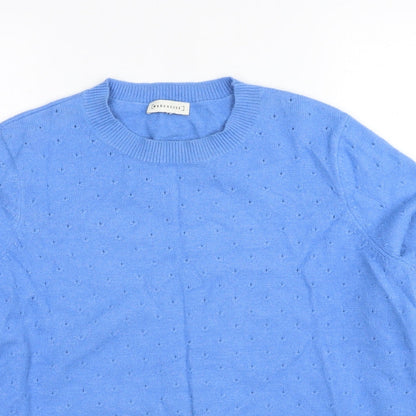 Womens UK Size 16 Warehouse Blue Pullover Jumper