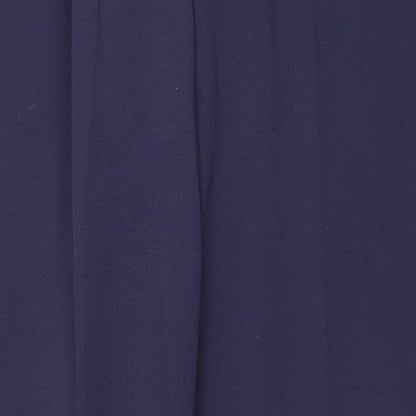 Womens UK Size 33 in Preworn Regular Fit Dress Pants Blue Trousers