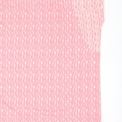 Womens UK Size 14 Marks and Spencer Pink Basic T-Shirt