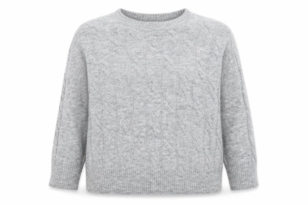 Womens UK Size 12 George Grey Pullover Jumper