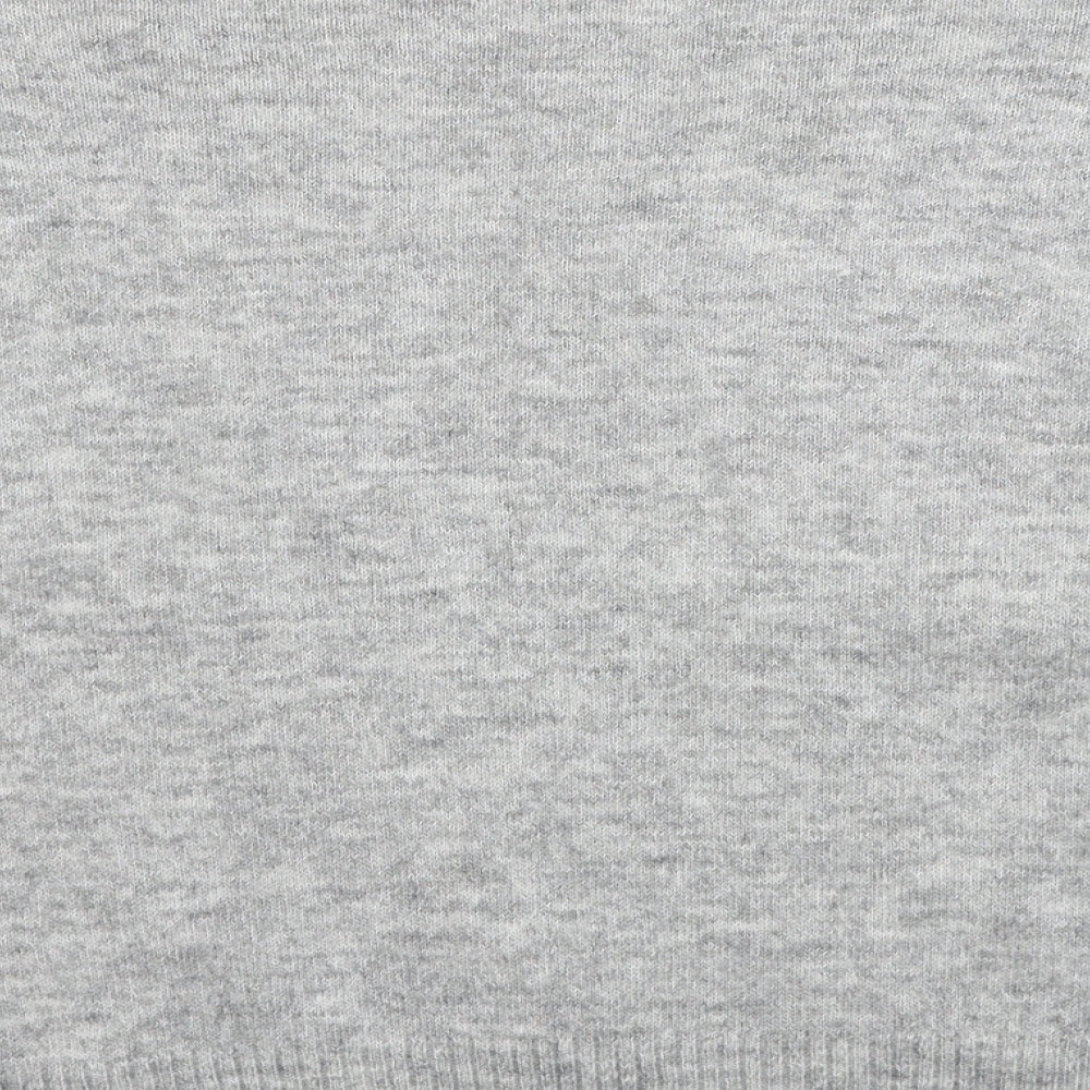 George Womens Grey Round Neck Acrylic Pullover Jumper Size 12 - Size 12-14
