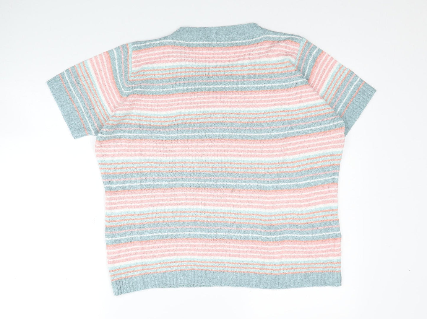 Womens UK Size 14 EWM Multicoloured Pullover Jumper