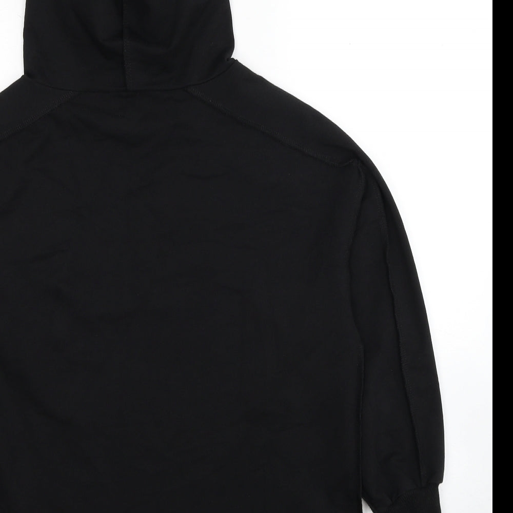 The Fancy Womens Black Polyester Pullover Hoodie Size S Pullover - Size S/M, Embrace Your Dreams