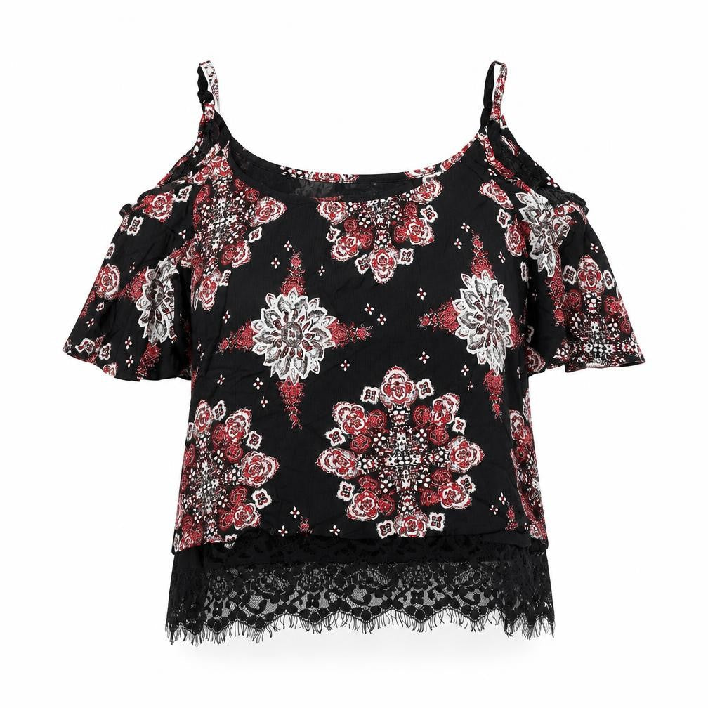 Womens UK Size 12 Select Black Basic Blouse