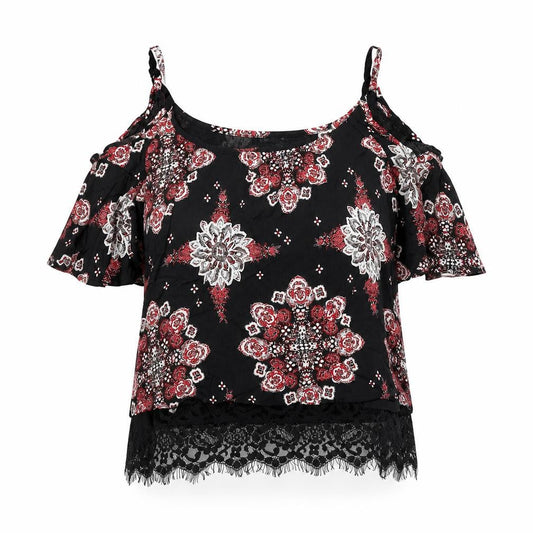 Womens UK Size 12 Select Black Basic Blouse
