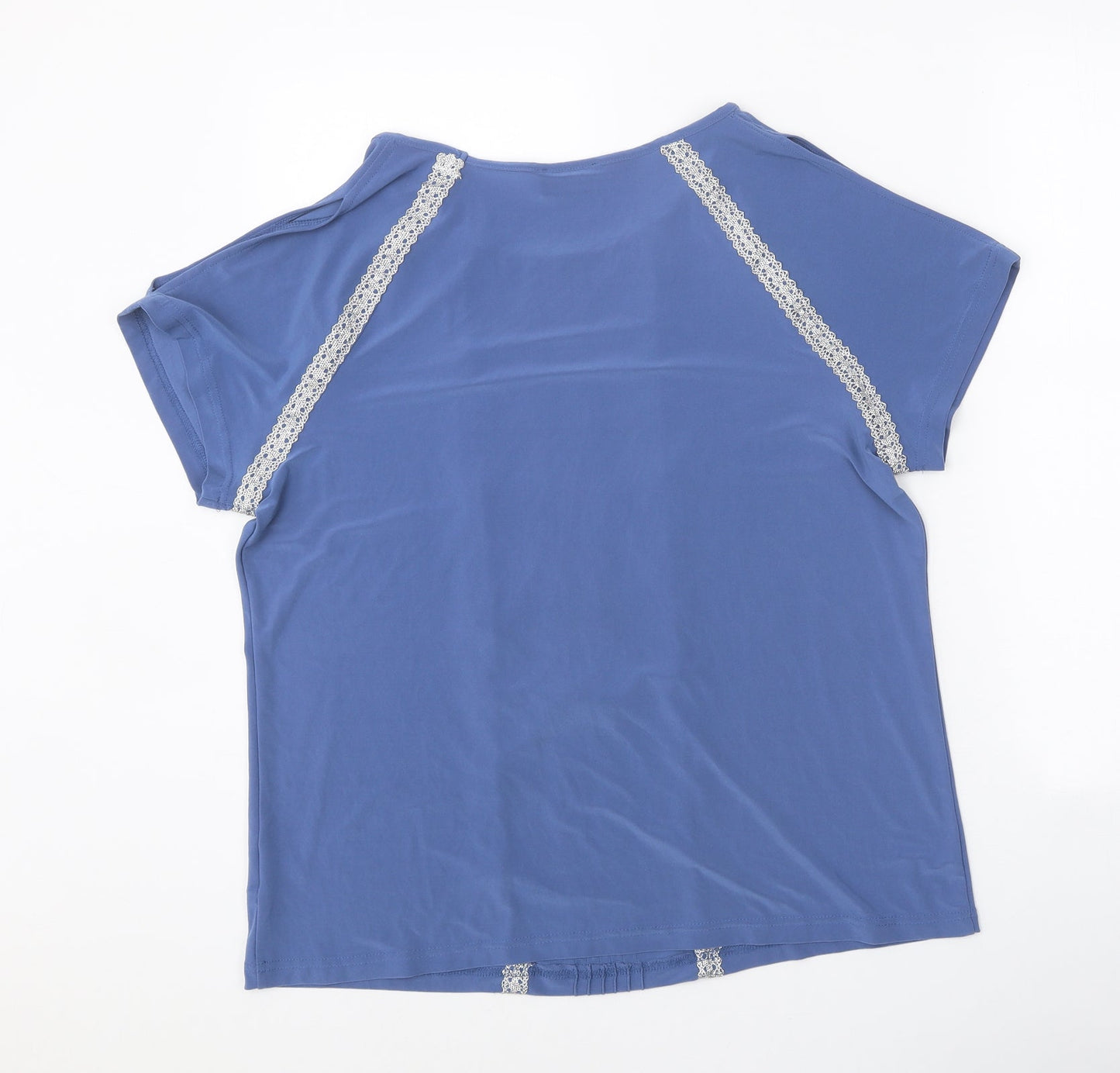 Womens UK Size L Klass Blue Basic Blouse