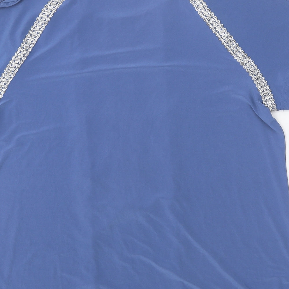 Womens UK Size L Klass Blue Basic Blouse