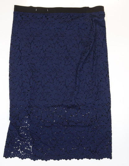 find. Womens Blue Geometric Polyamide Straight & Pencil Skirt Size 2XL