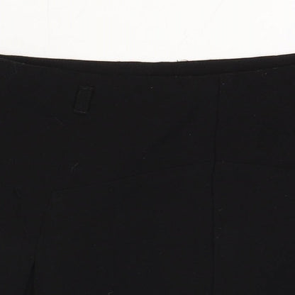 New Look Girls Black Polyester A-Line Skirt Size 12 Years Regular Zip
