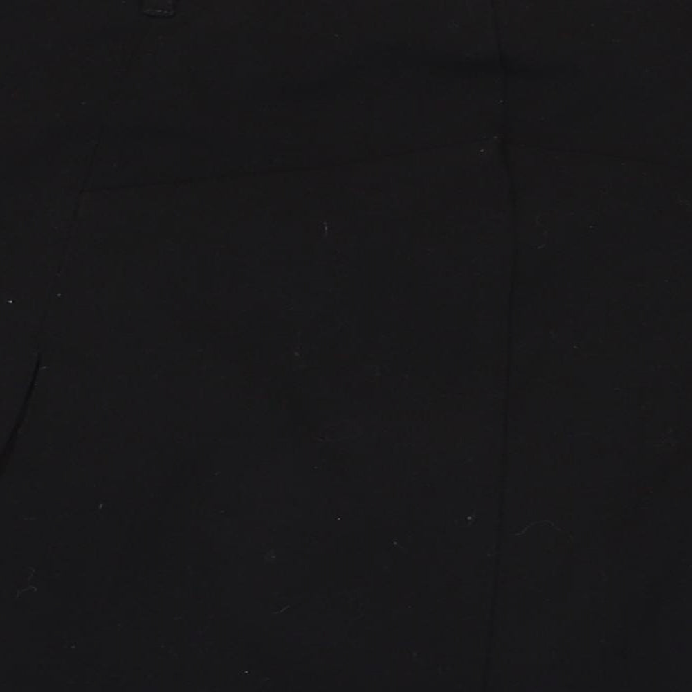 New Look Girls Black Polyester A-Line Skirt Size 12 Years Regular Zip