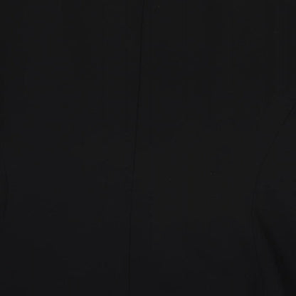 Kasper Womens Black Polyester Jacket Suit Jacket Size 10 - Sequin