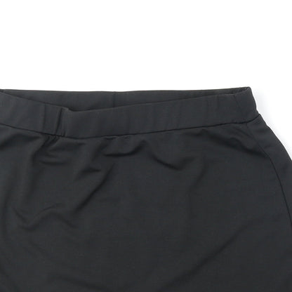 SheIn Womens Black Polyester Mini Skirt Size L