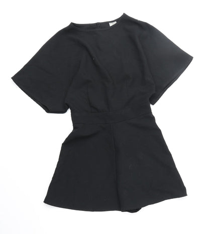 Womens UK Size 6 ASOS One-Piece Black Playsuit