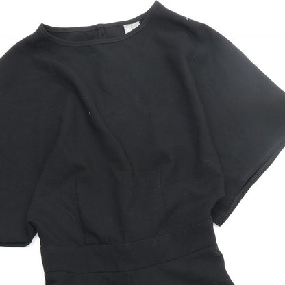 Womens UK Size 6 ASOS One-Piece Black Playsuit
