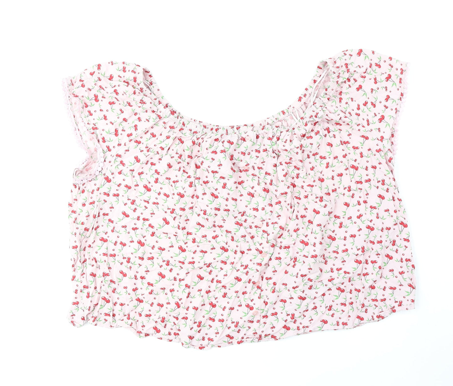 Womens UK Size 20 Atmosphere Pink Basic Blouse