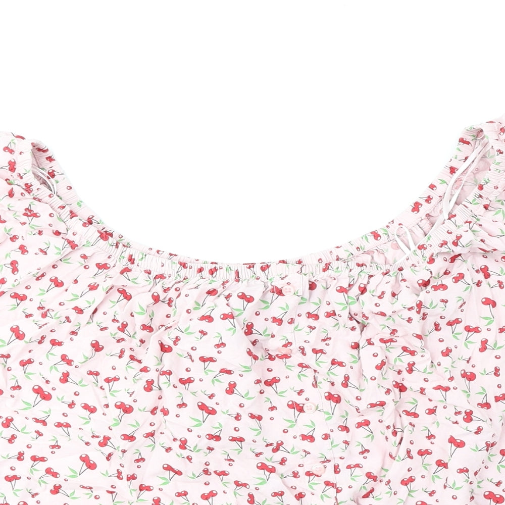 Womens UK Size 20 Atmosphere Pink Basic Blouse