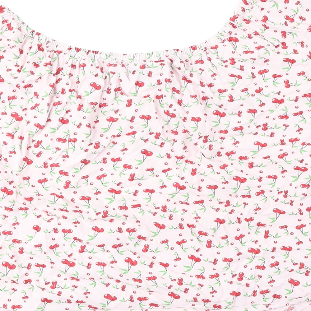 Womens UK Size 20 Atmosphere Pink Basic Blouse