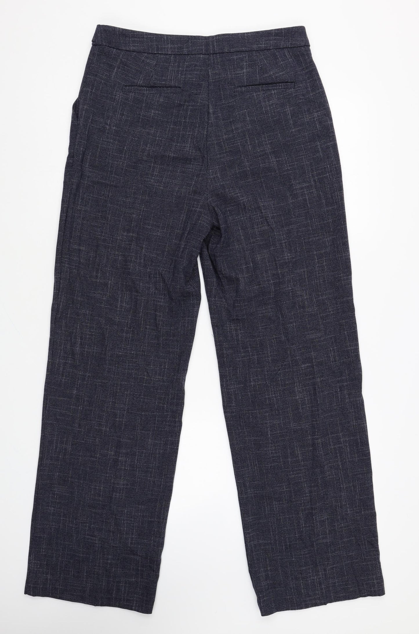 Womens UK Size 10 Marks and Spencer Regular Fit  Blue Trousers