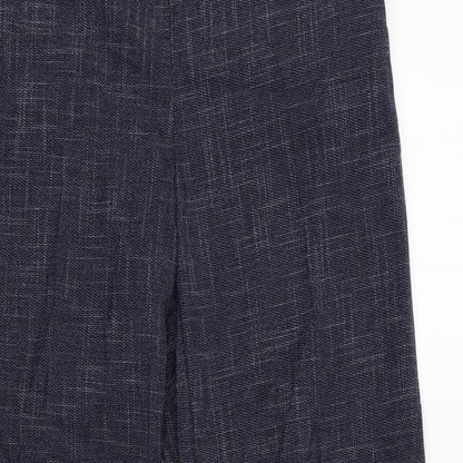 Womens UK Size 10 Marks and Spencer Regular Fit  Blue Trousers