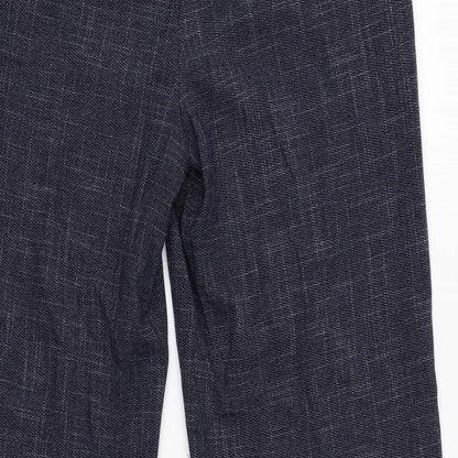 Womens UK Size 10 Marks and Spencer Regular Fit  Blue Trousers