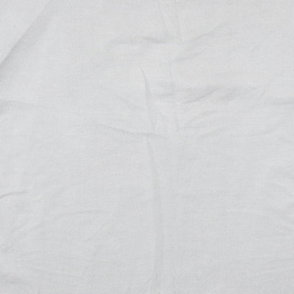 David Emanuel Womens Grey Round Neck Floral Polyester Pullover Jumper Size S