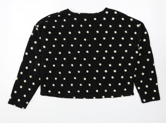 Womens UK Size M New Look Black Pullover Jumper