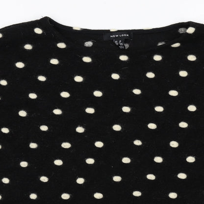 Womens UK Size M New Look Black Pullover Jumper