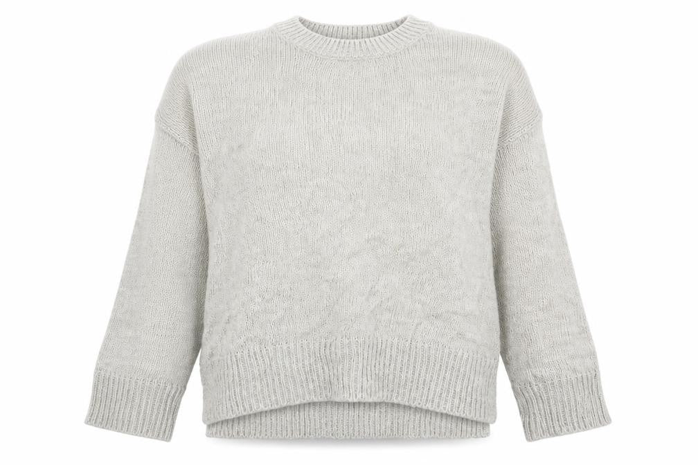 Womens UK Size M New Look Grey Pullover Jumper