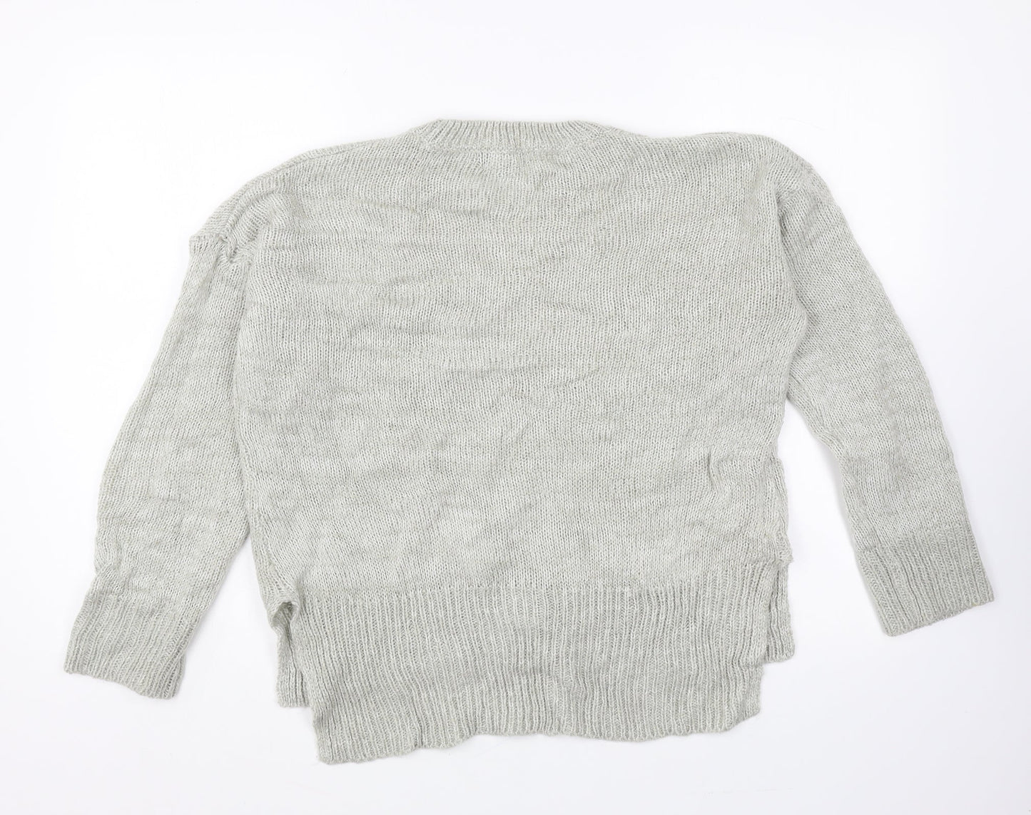 Womens UK Size M New Look Grey Pullover Jumper